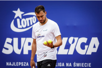 Jerzy Janowicz na korcie