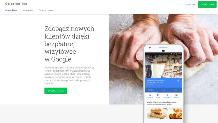 Google Moja Firma - start