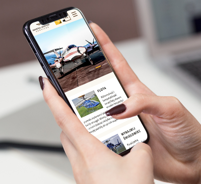 Strona internetowa w wersji mobile