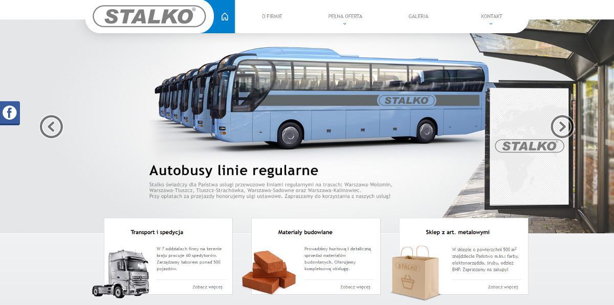 Stalko - realizacja strony www z systemem WebCMS